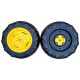 Set Ruota DX e SX Posteriore JD Power Pull - Peg Perego